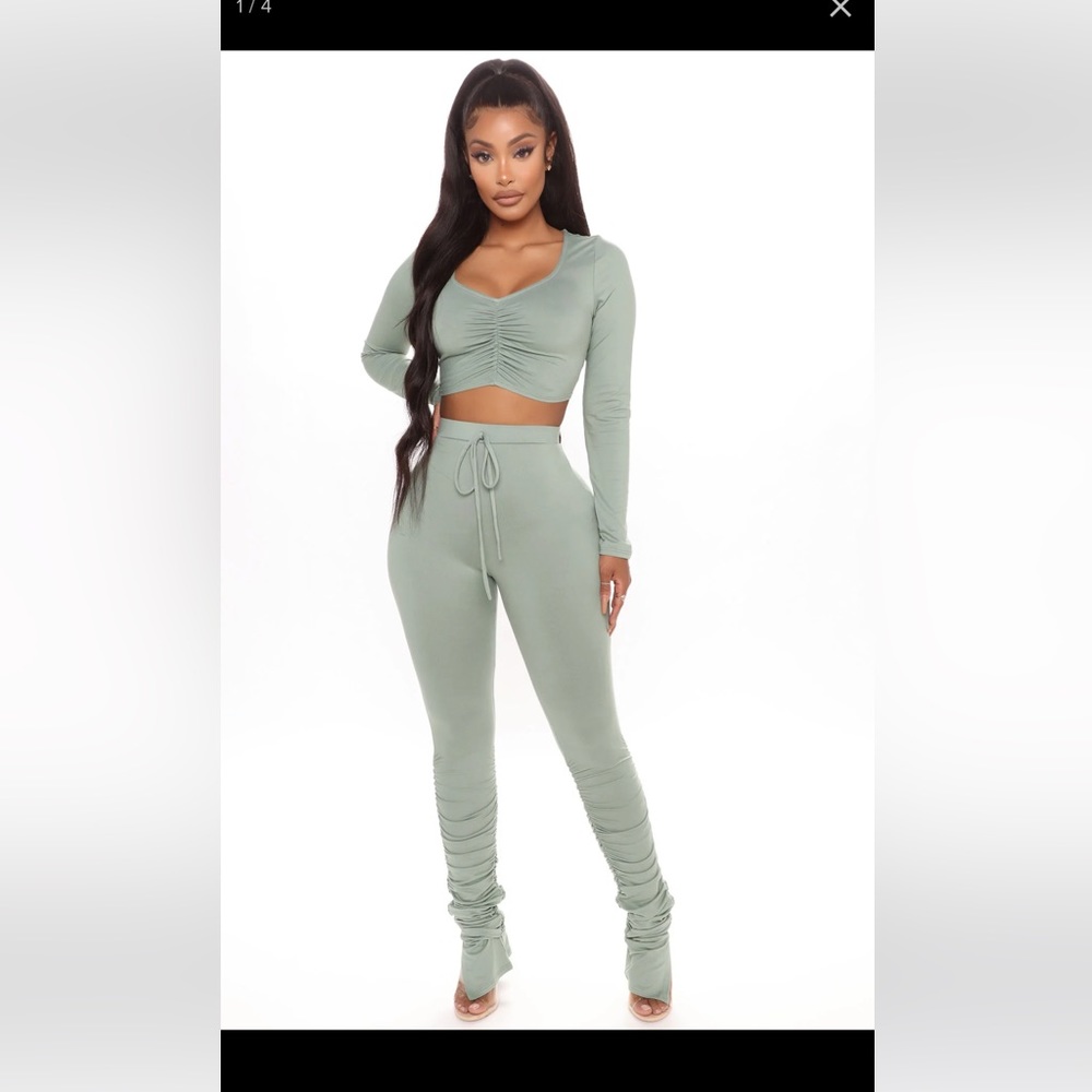 Here for you rutched legging, set medium